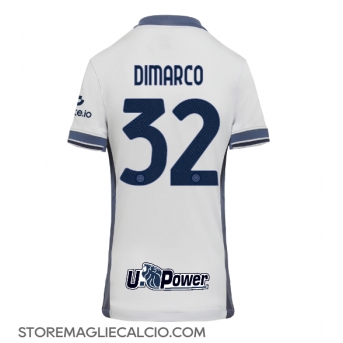 Inter Milan Federico Dimarco #32 Maglia Gara Trasferta Repliche 2024-25 Donna Maniche Corte